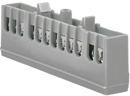 Шина изолированная EKF PROxima L "фаза" ШНИ-6х9-12-К-Ср 12 групп серый фото Шина изолированная EKF PROxima L "фаза" ШНИ-6х9-12-К-Ср 12 групп серый картинка